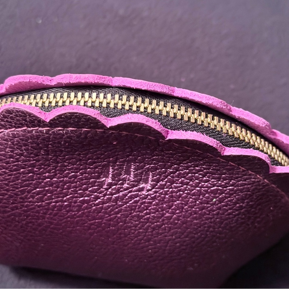 PORTLAND LEATHER Marigold Pouch Ultra Violet - Picture 2 of 5